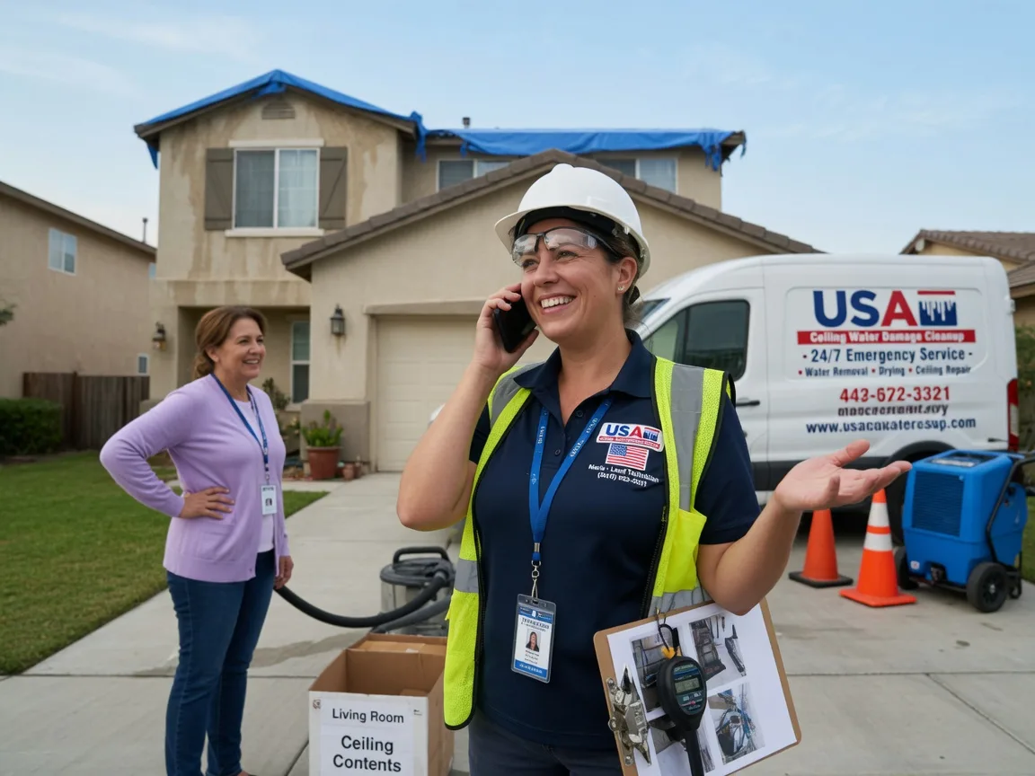 Ceiling Water Damage Restoration Farina, IL FAQs